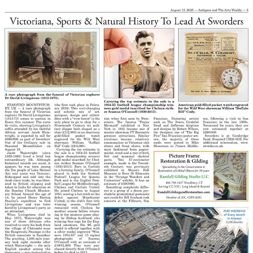 Victoriana, Sports & Natural History To Lead At Sworders